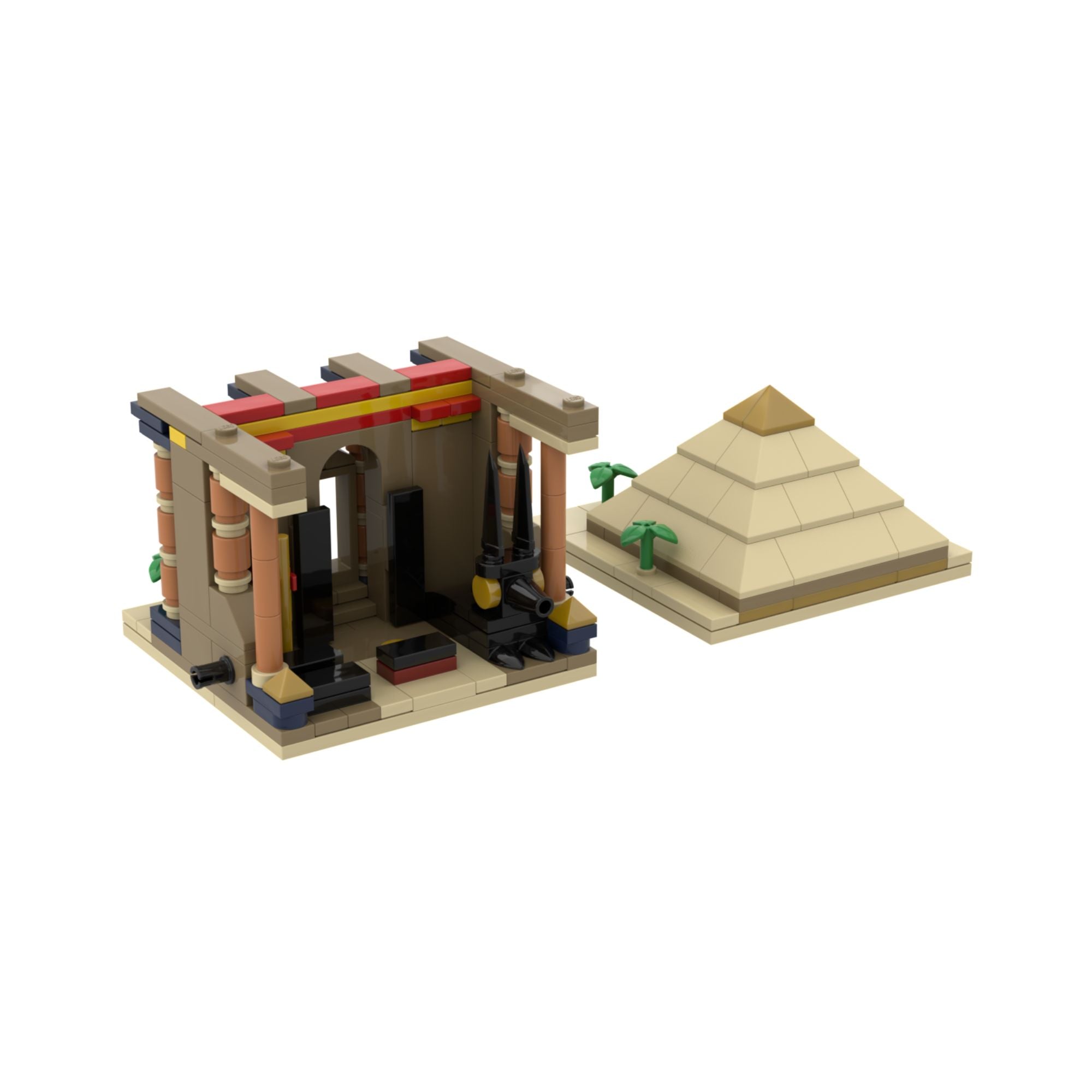 Ancient Pyramid Brick Set