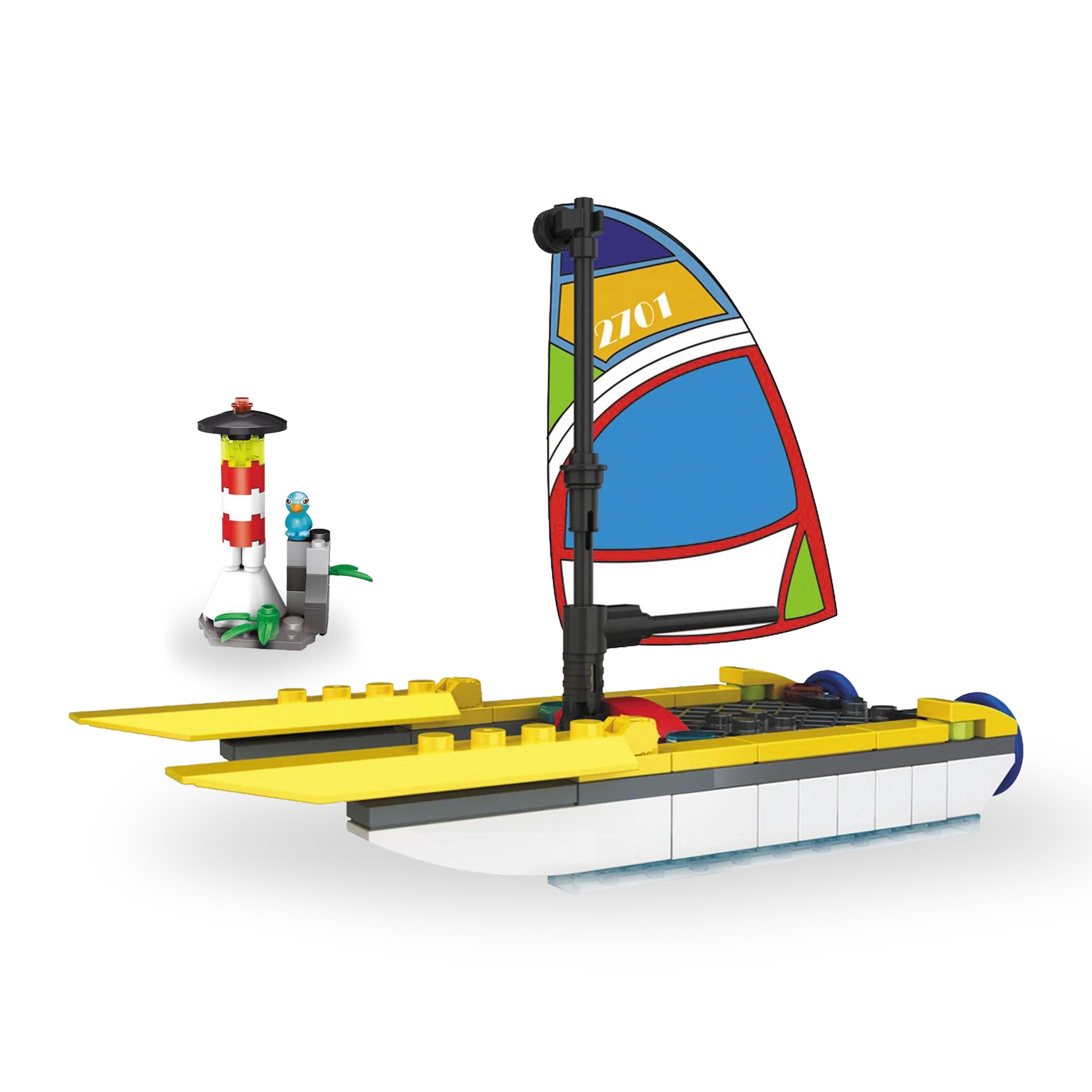 Mini City - Summer Fun Sailboat and Lighthouse