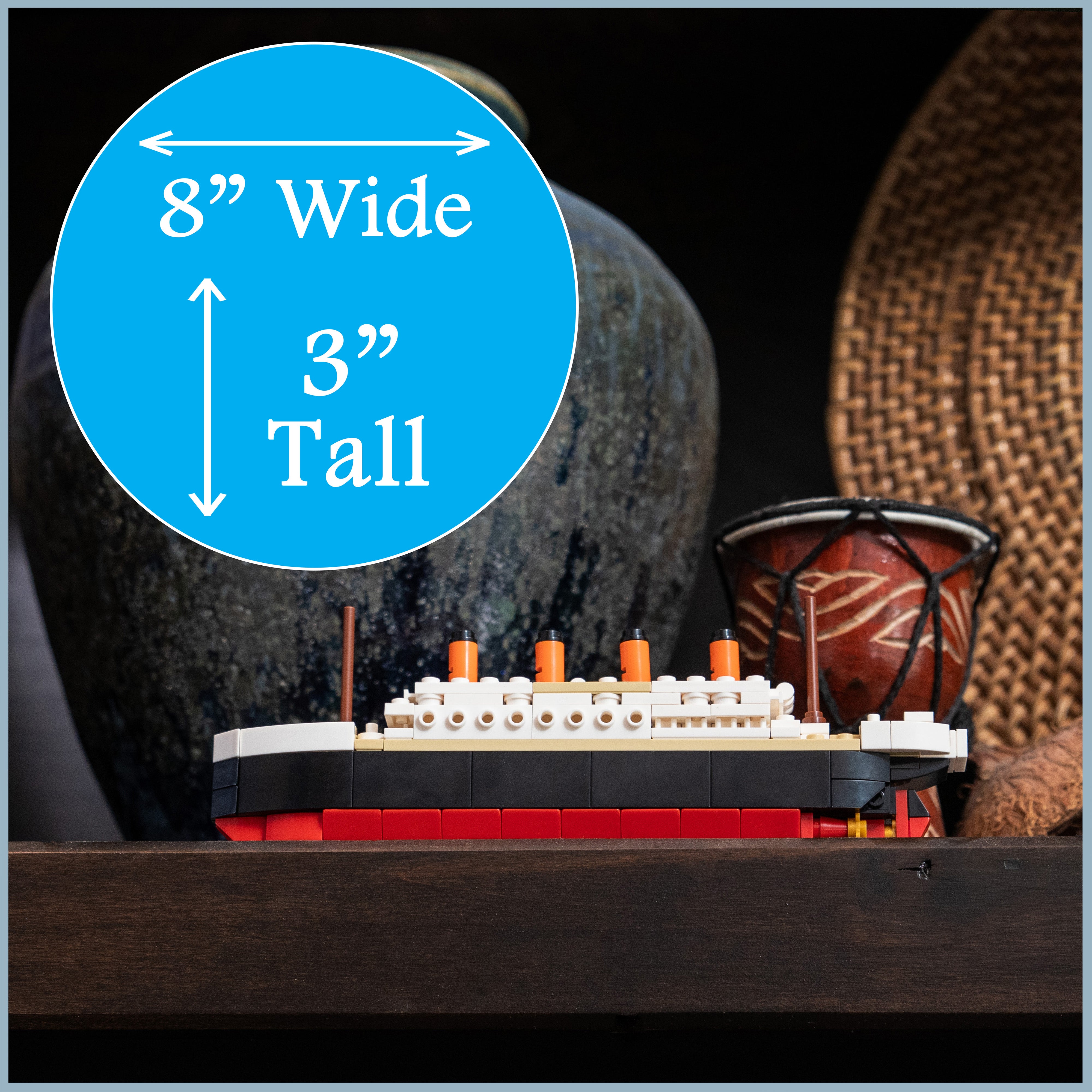 Titanic Ship Brick Set - 217 Pieces