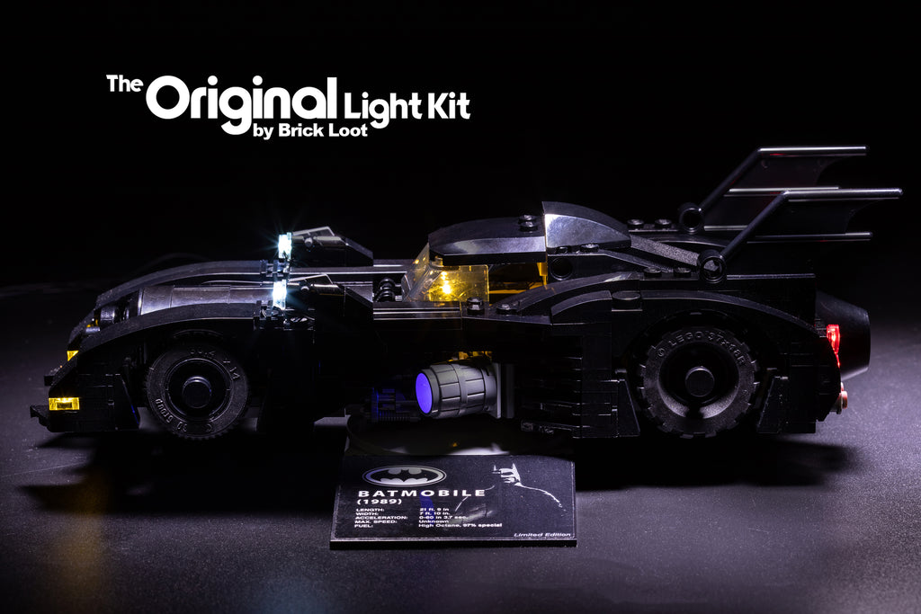 Updated LED Light Kit For DC Batman 1989 Batmobile LEGOs 76139 Lighting Set