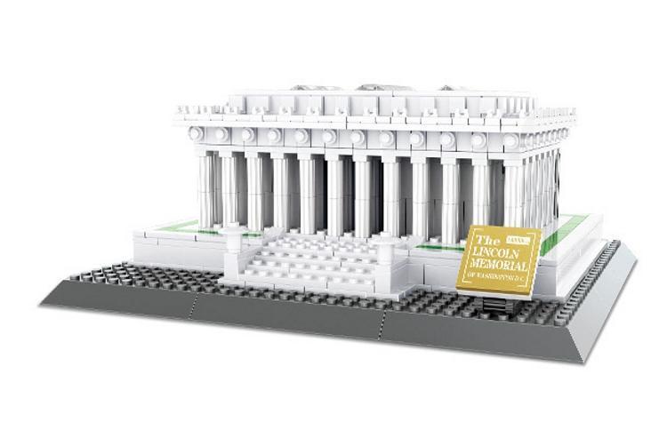 WANGE 4216 Lincoln Memorial of Washington DC brick set, sold by Brick Loot. Offered with or without the retail box. 