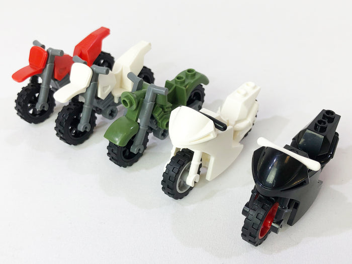 Motorcycle Bikes - 5 Different Motorcycle Bikes for your Minifigures