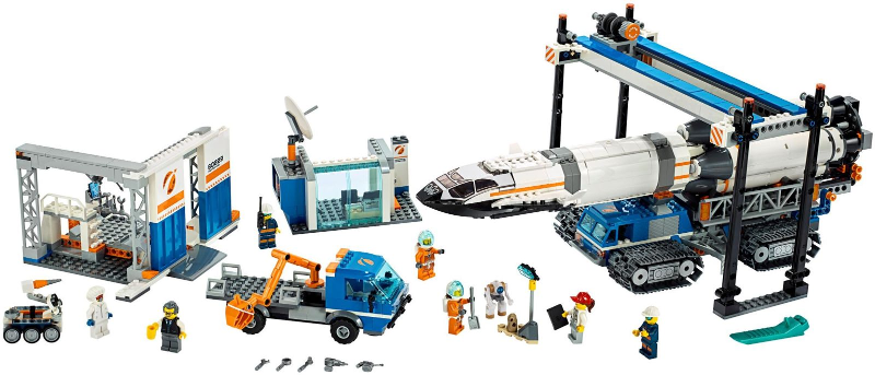 Lego space shuttle transport shop