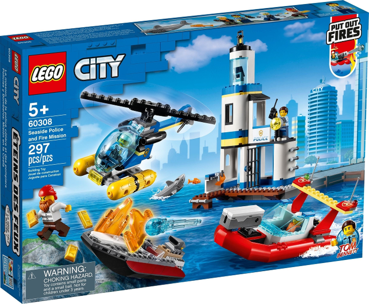 LEGO Town: City: Seaside Police and Fire Mission 60308