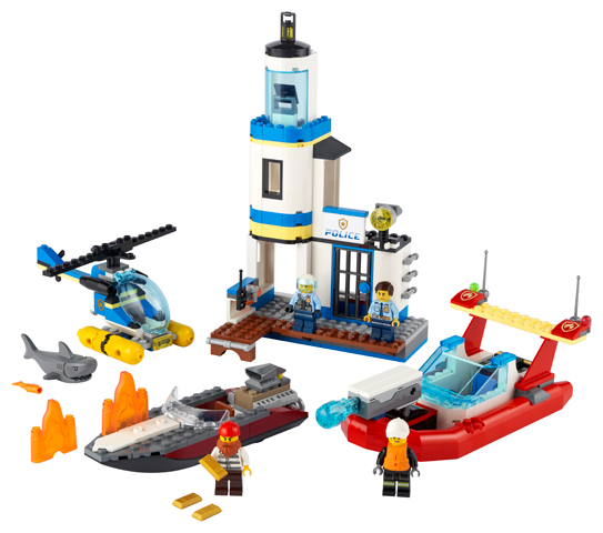LEGO Town: City: Seaside Police and Fire Mission 60308