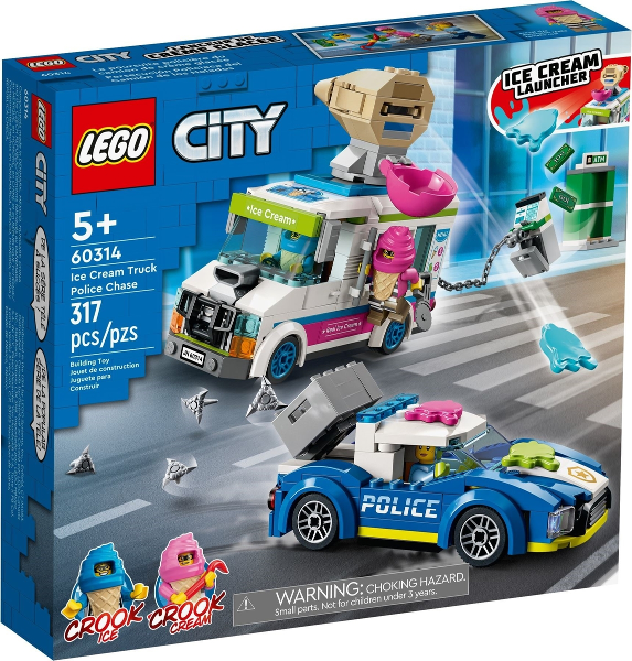 LEGO: Town: City: Police: Ice Cream Truck Police Chase 60314