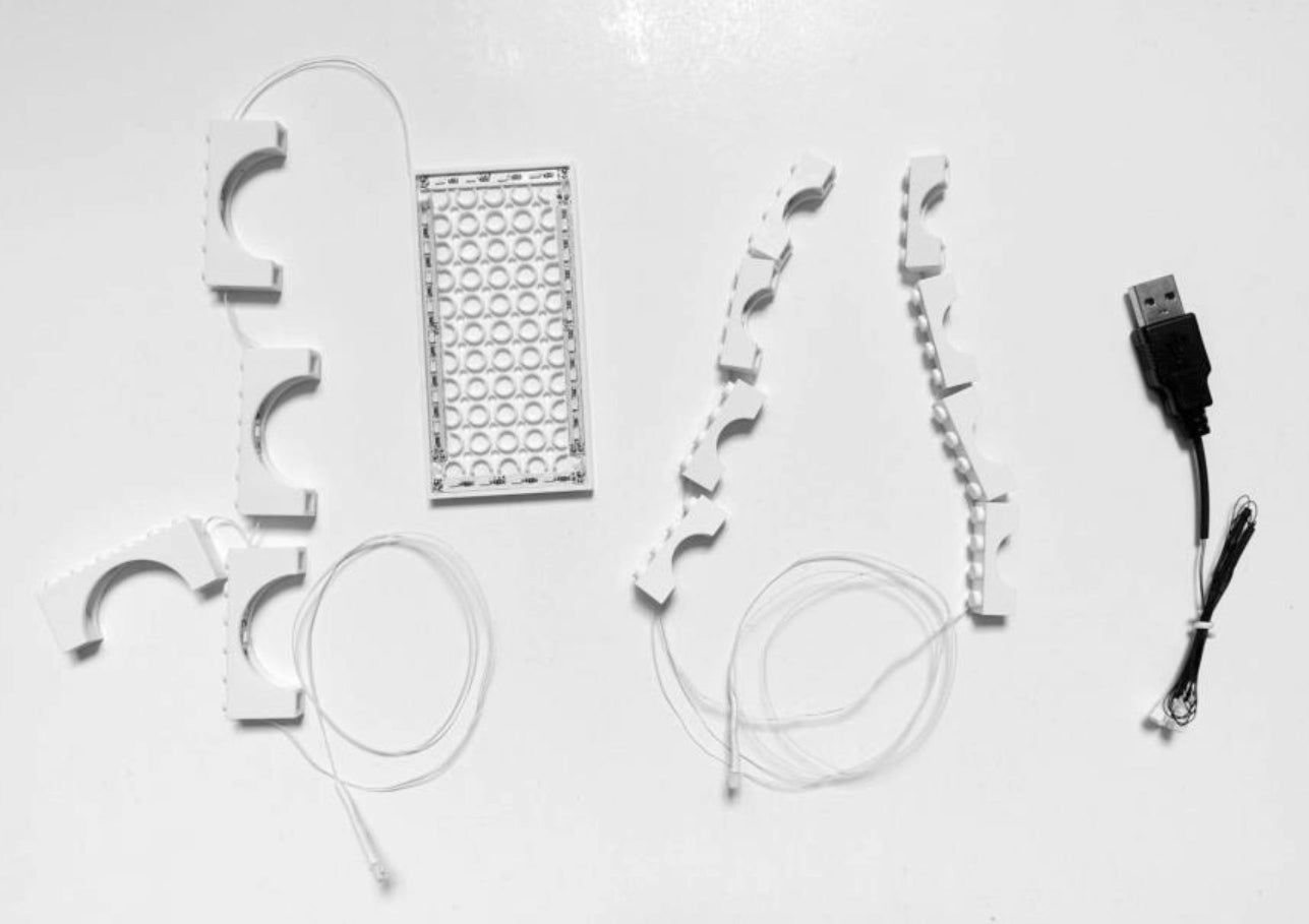 Brick Loot LED Light Kit strings, custom-designed for the LEGO Architecture Arc de Triomphe set 21036.