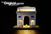LEGO Architecture Arc de Triomphe set 21036, beautifully illuminated with the Brick Loot LED Light Kit. 