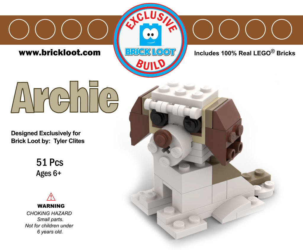 Exclusive Brick Loot Build Archie – 100% LEGO Bricks