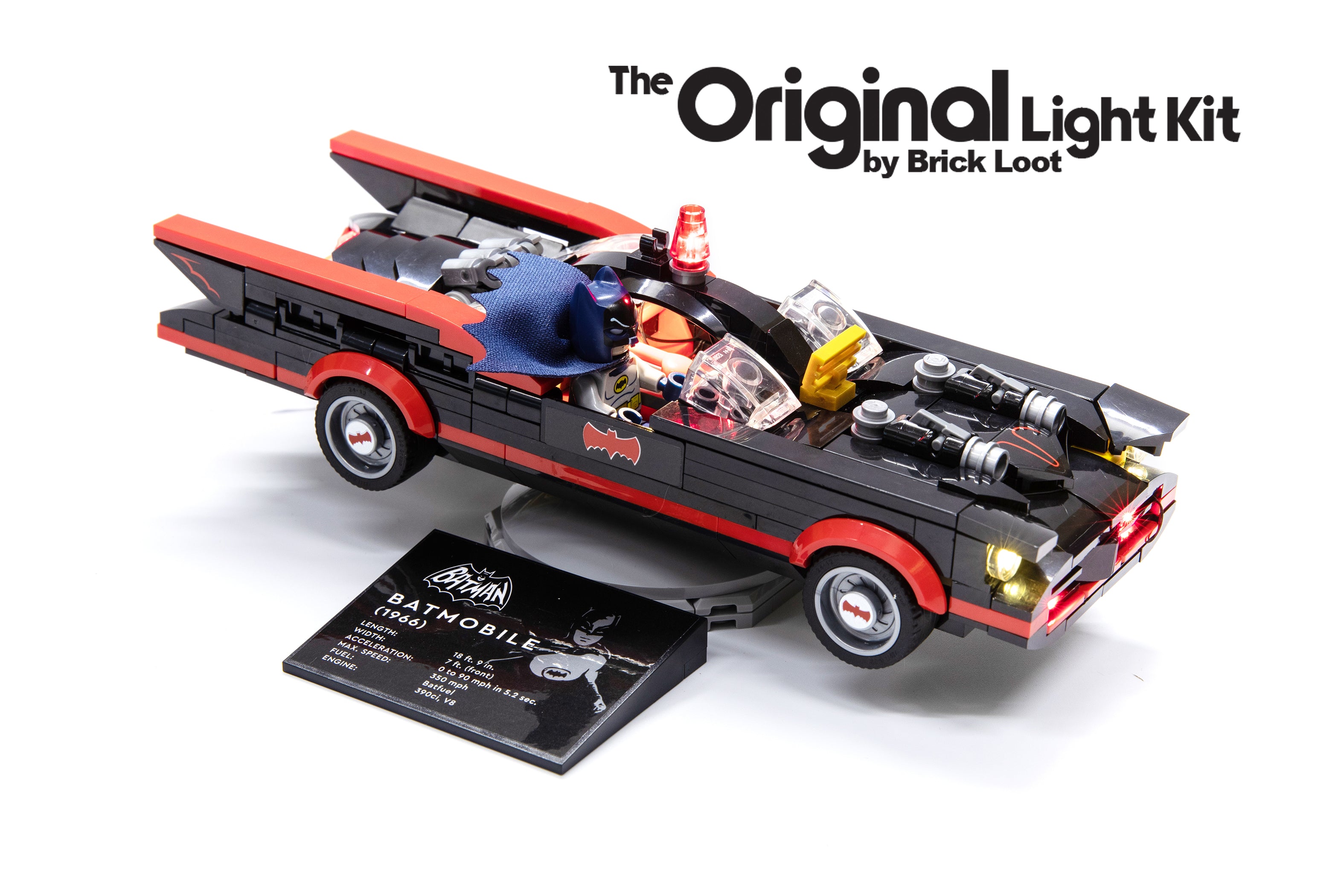 LED Lighting Kit for LEGO Batman™ Classic TV Series Batmobile™ (76188)