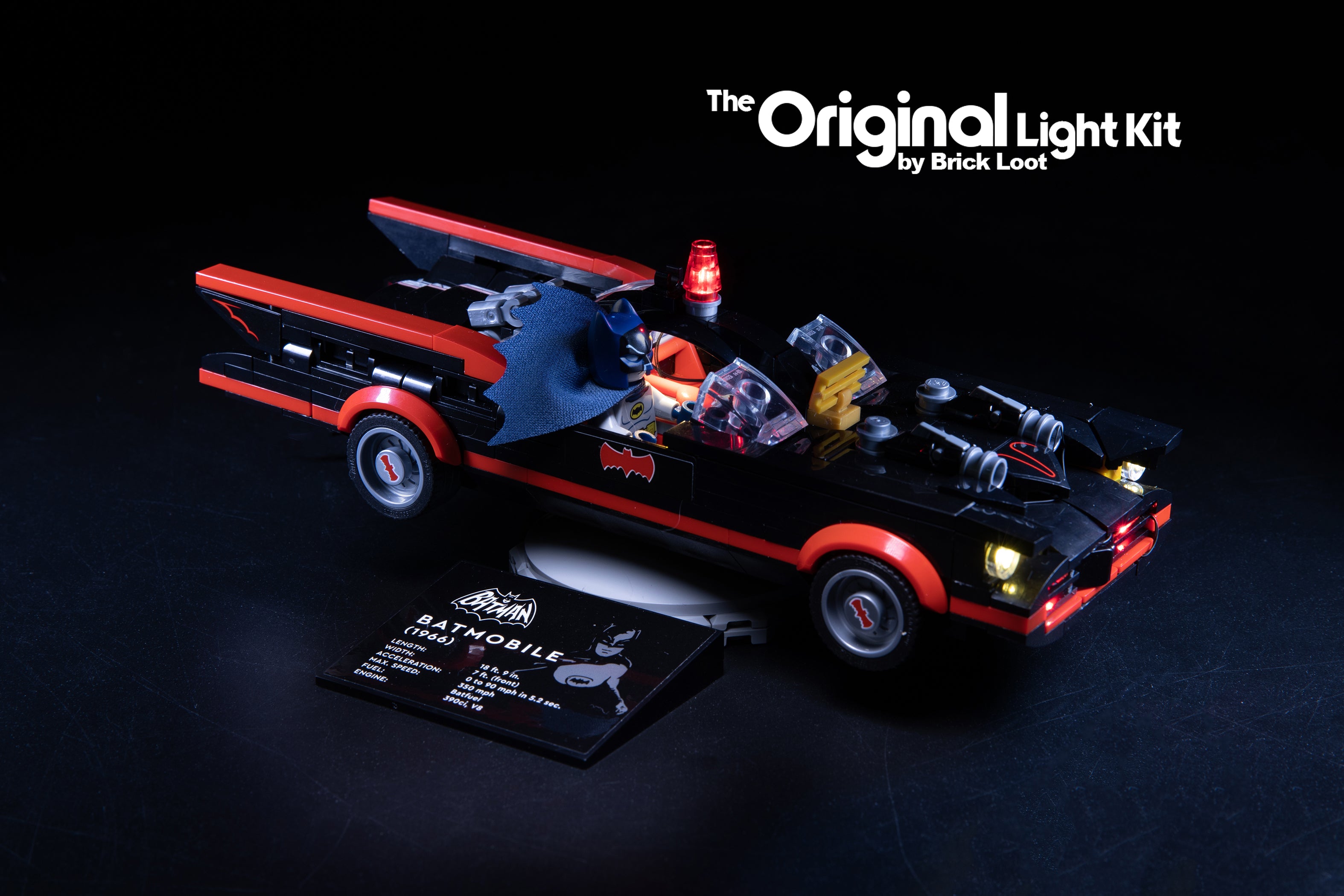 LED Lighting Kit for LEGO Batman™ Classic TV Series Batmobile™ (76188)