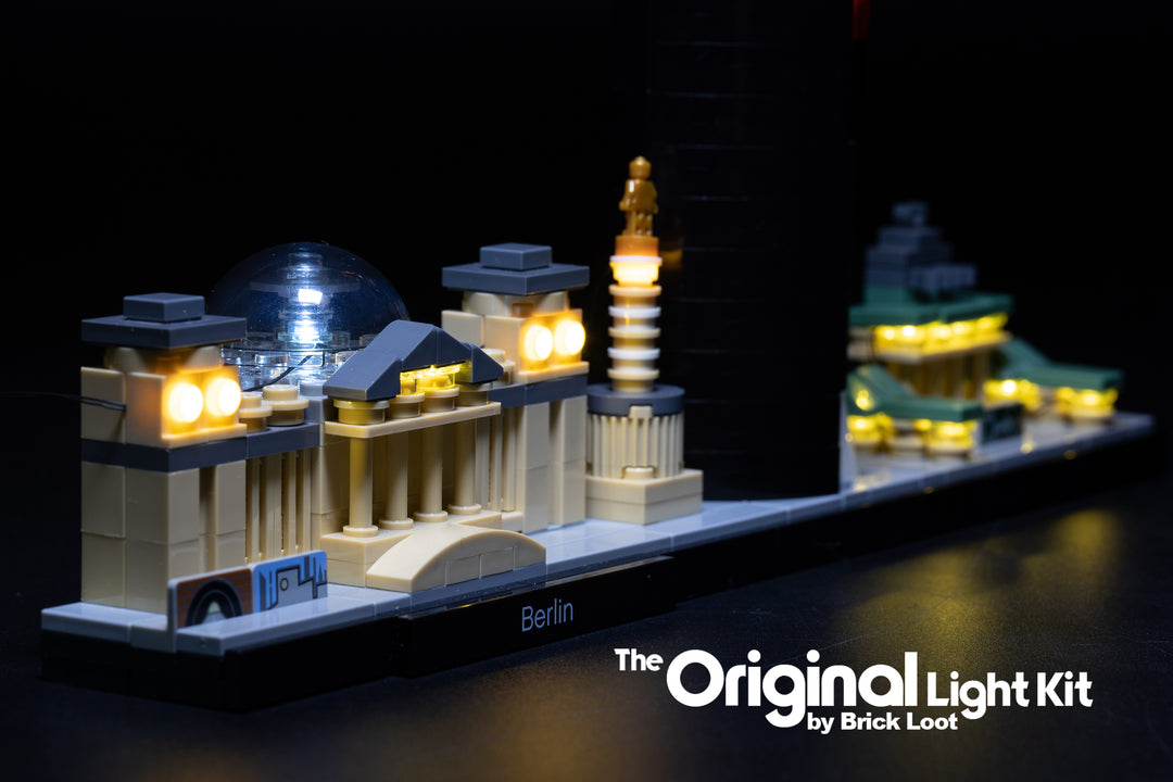 LED Lighting Kit for LEGO Architecture Berlin Skyline set 21027