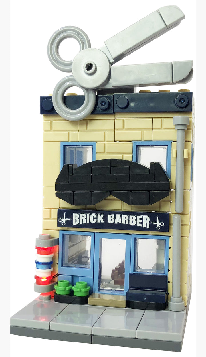 Mini City - Barber Shop BUNDLE with LED Light Kit