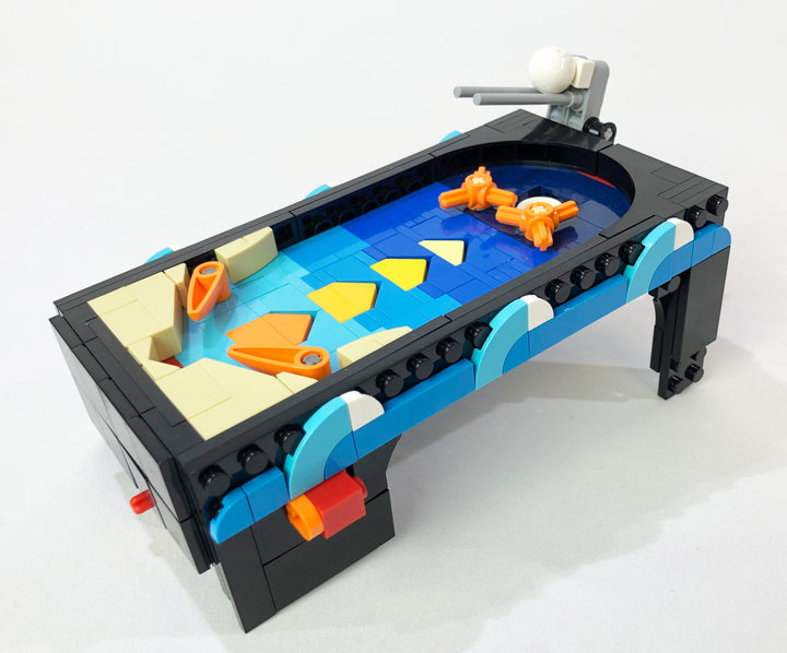 Retro Pinball Game Brick Set