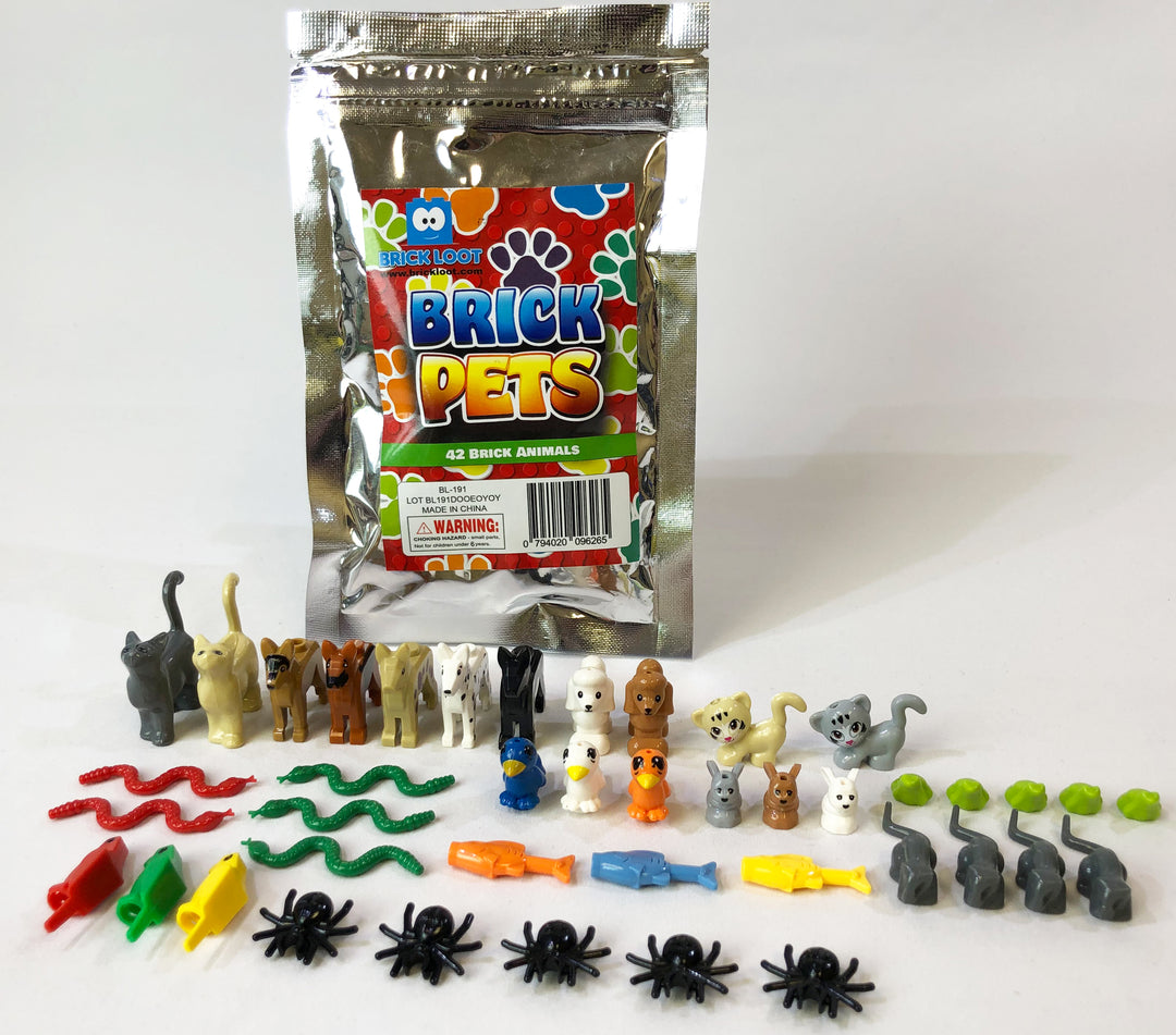 Brick Pets Accessory Pack - Major Brand Brick Compatible