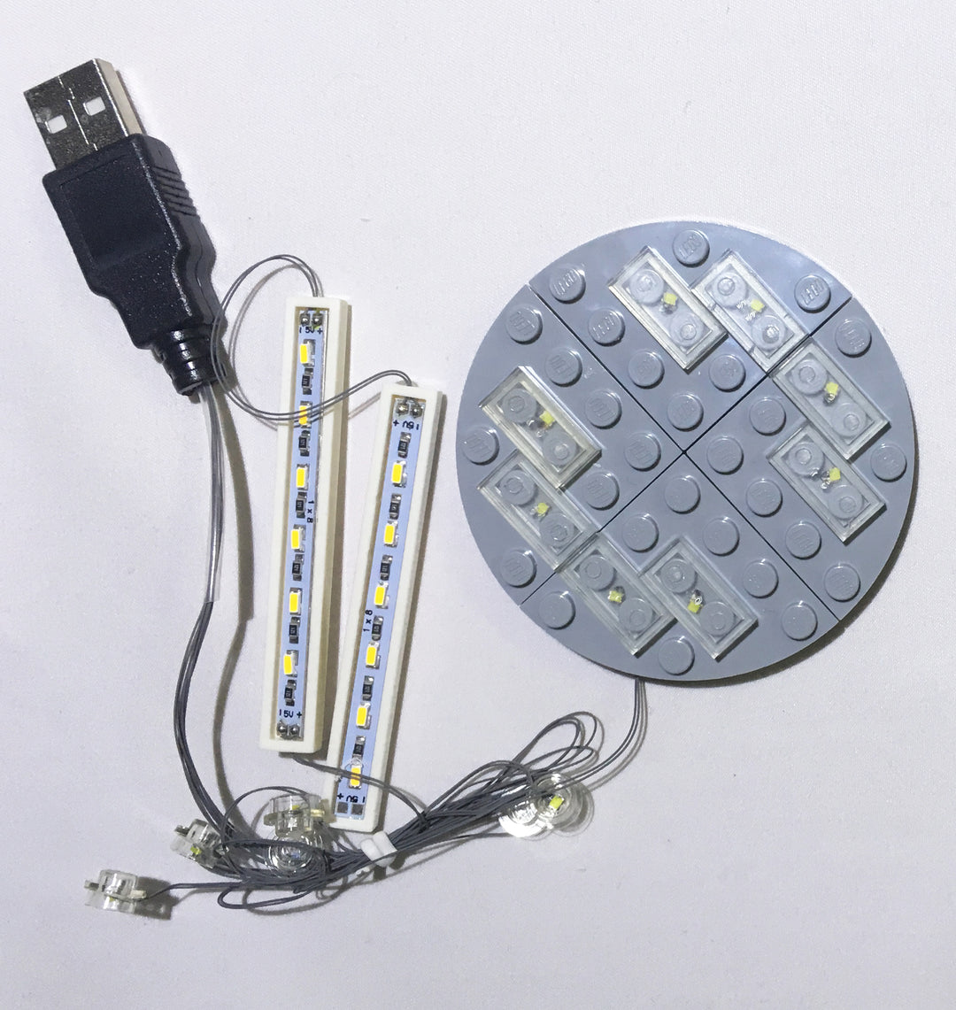 Brick Loot LED Light Kit, custom-designed for the LEGO Buckingham Palace set 21029.