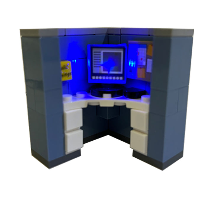 LED Mini Computer Monitor - LIGHT LINX  - works with LEGO bricks - by Brick Loot