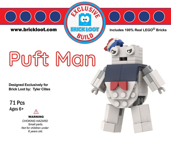Exclusive Brick Loot Build Puft Man – 100% LEGO Bricks