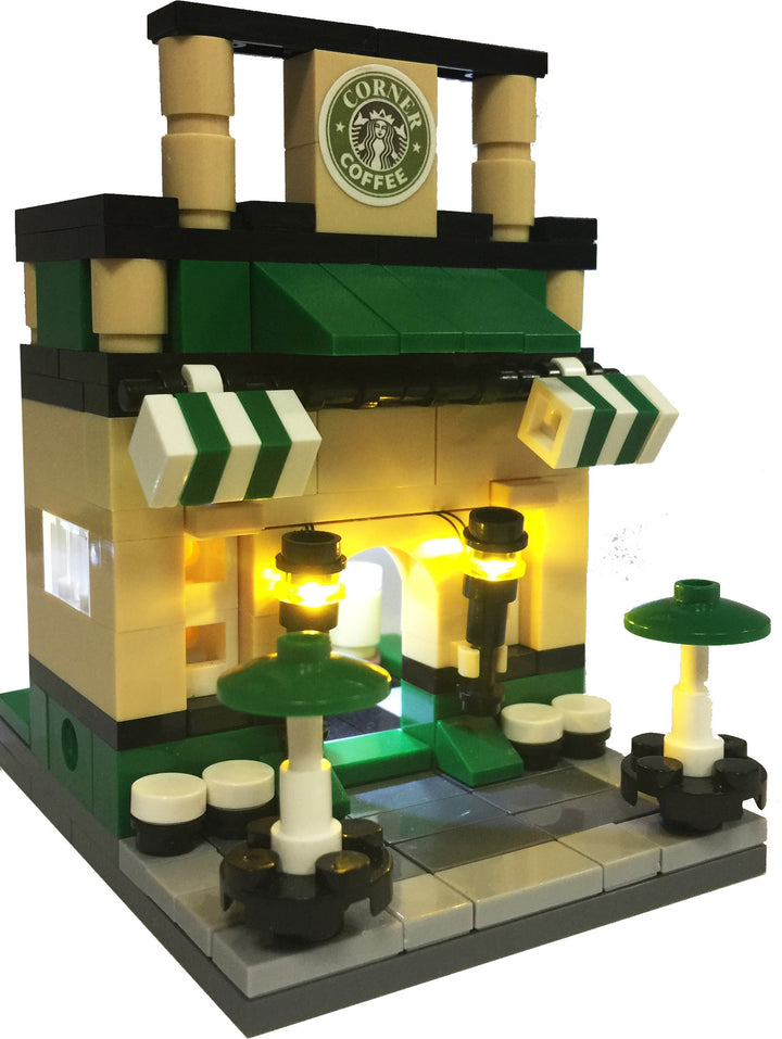 Brick Loot LED Lighting Kit for LEGO Double Clear & Double Yellow LED Lights with USB. Brick Set Not Included
