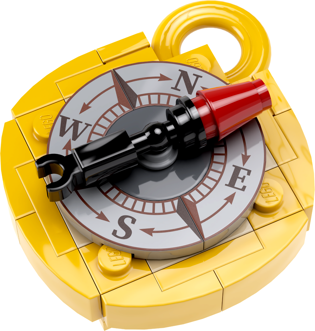 Exclusive Brick Loot Build Compass – 100% LEGO Bricks