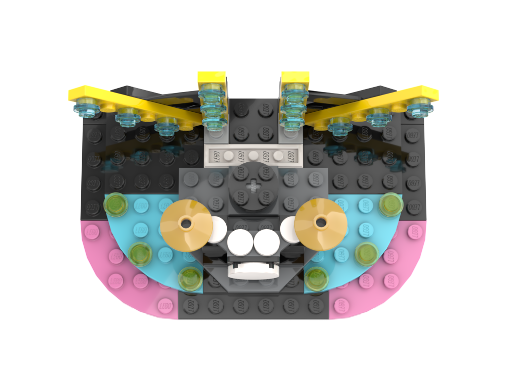 Exclusive Brick Loot Build Music Stage – 100% LEGO Bricks