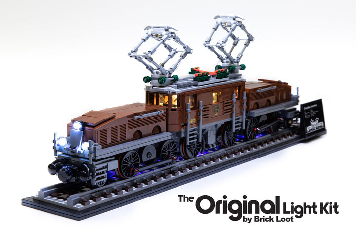 LED Lighting Kit for LEGO Creator Crocodile Locomotive set 10277