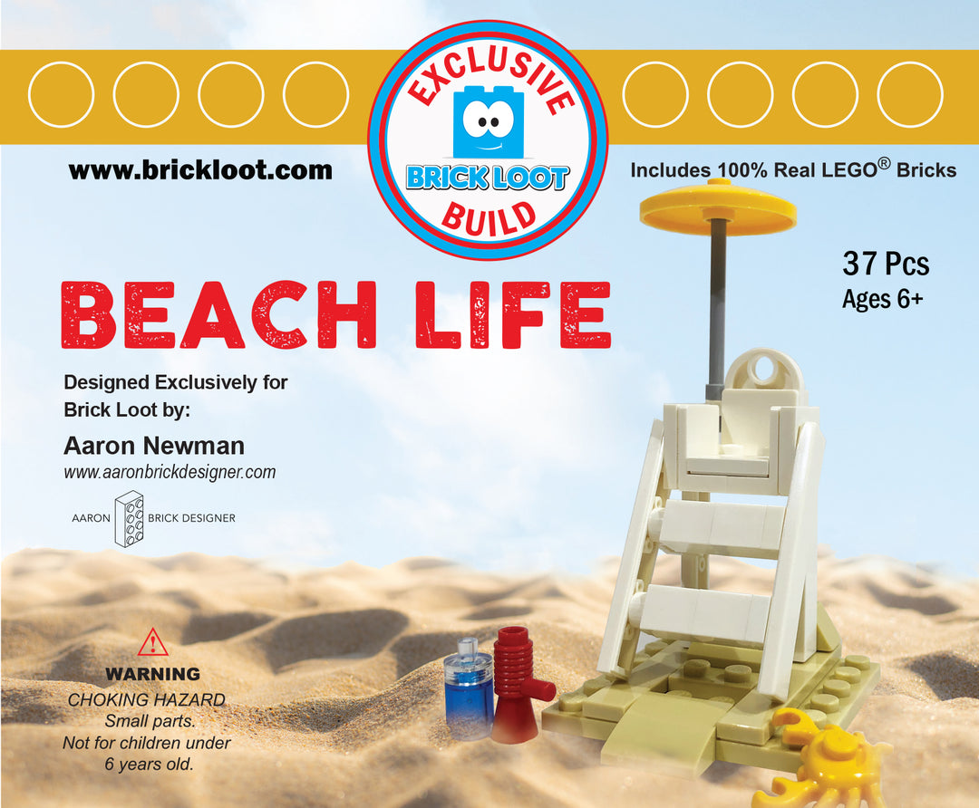 Exclusive Brick Loot Build Beach Life  – 100% LEGO Bricks