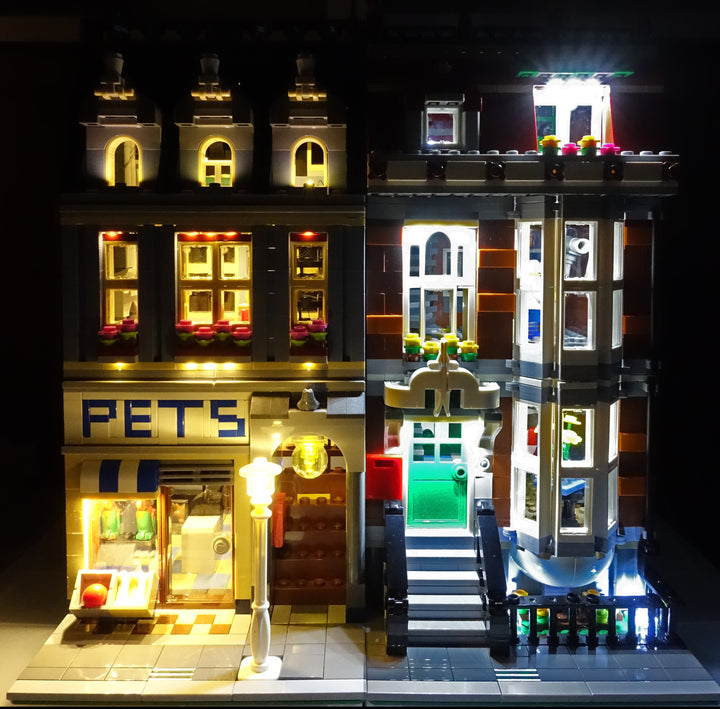 Brick Loot LED Lighting Kit for LEGO Pet Shop set 10218.