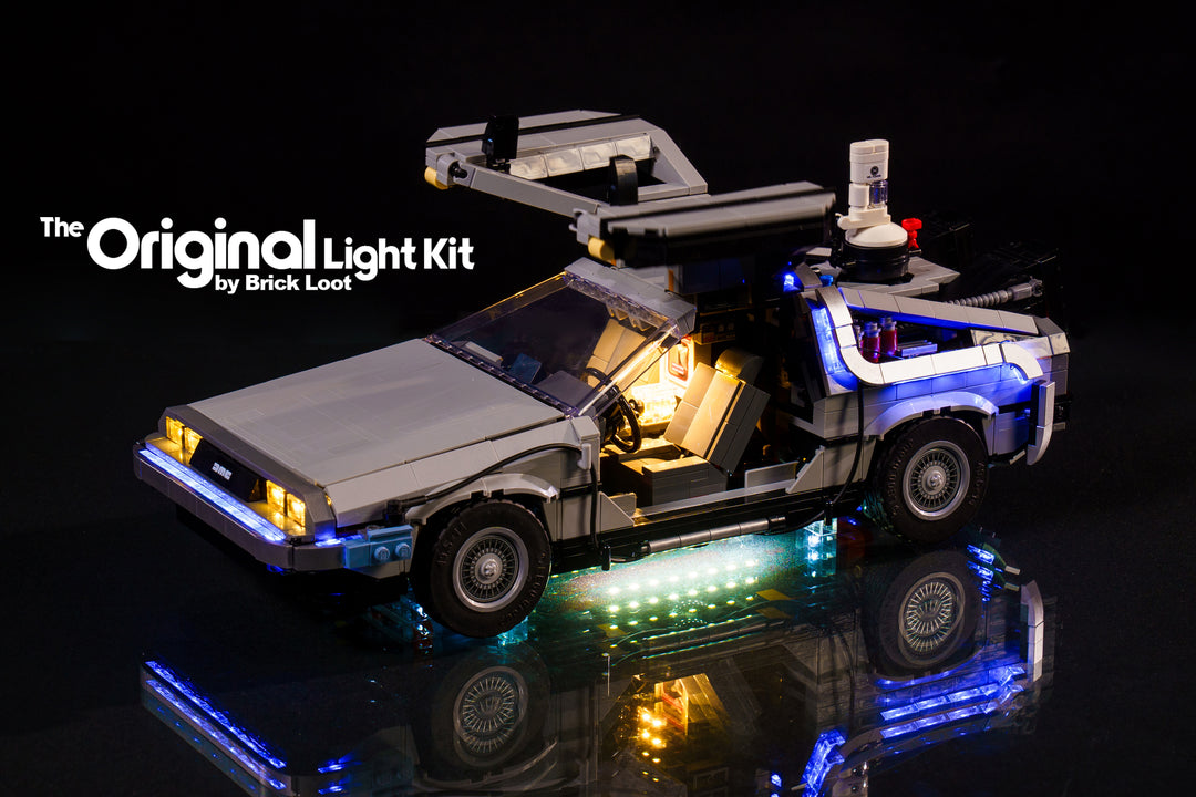 LED Lighting Kit for LEGO Back to the Future Time Machine 10300