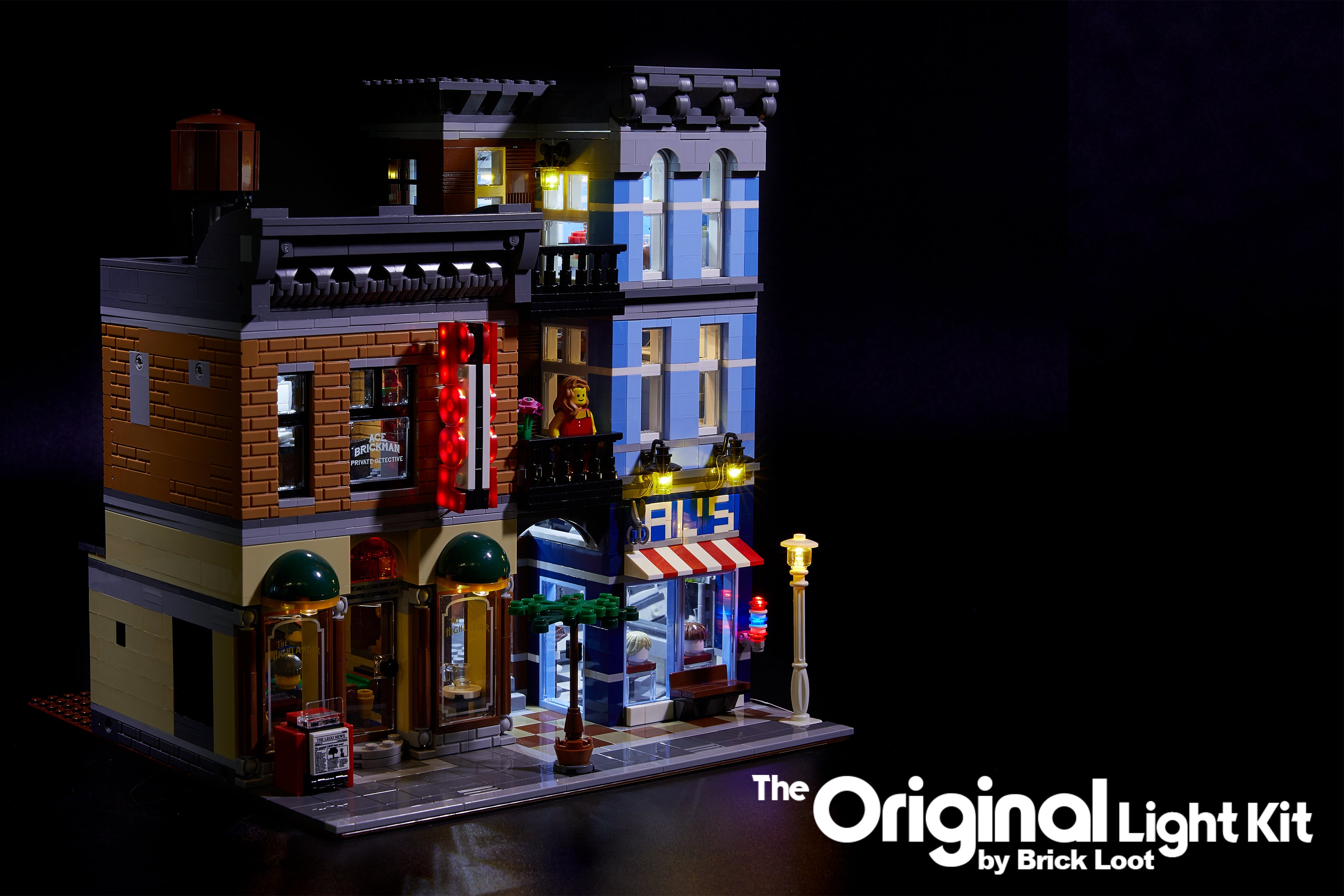 LED Lighting Kit for LEGO Detective s Office 10246 Amazing