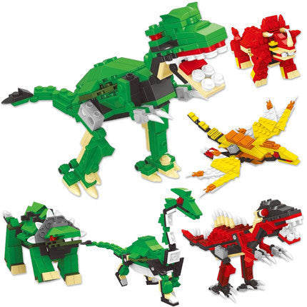 Dinosaur Egg brick build.  Each egg includes approximately 140 bricks! Collect all 6. Sold by Brick Loot!