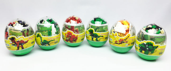 Dinosaur Egg - collect all 6! Each set includes approximately 140 bricks! Sold by Brick Loot
