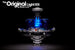 LEGO Doctor Who set 21304 with the Brick Loot LED Lighting Kit with bright blue lights.