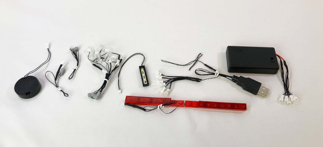 Brick Loot LED Light Kit Light Strings for LEGO Doms Dodge Charger set 42111