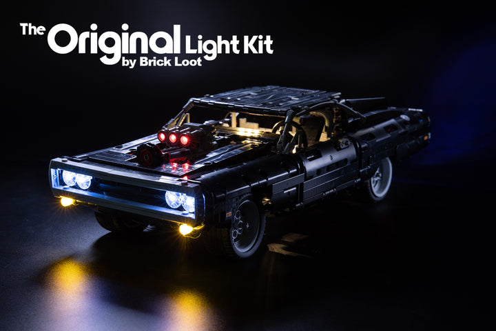 LED Lighting Kit for LEGO Technic Dom's Dodge Charger set 42111