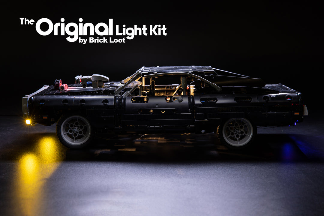 LED Lighting Kit for LEGO Technic Dom's Dodge Charger set 42111