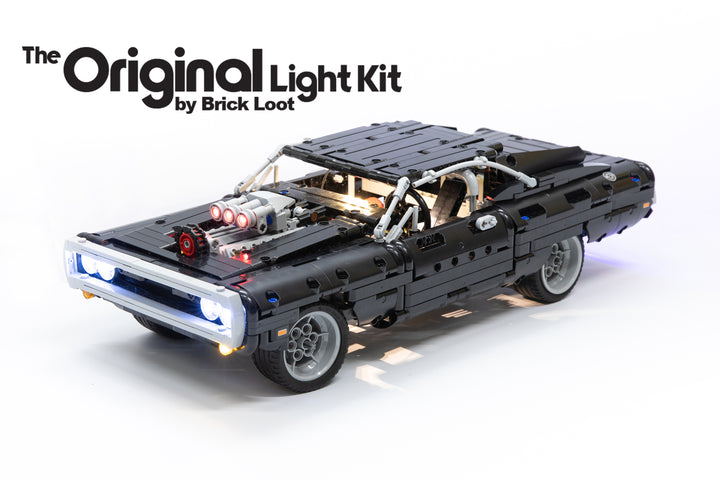 LED Lighting Kit for LEGO Technic Dom's Dodge Charger set 42111
