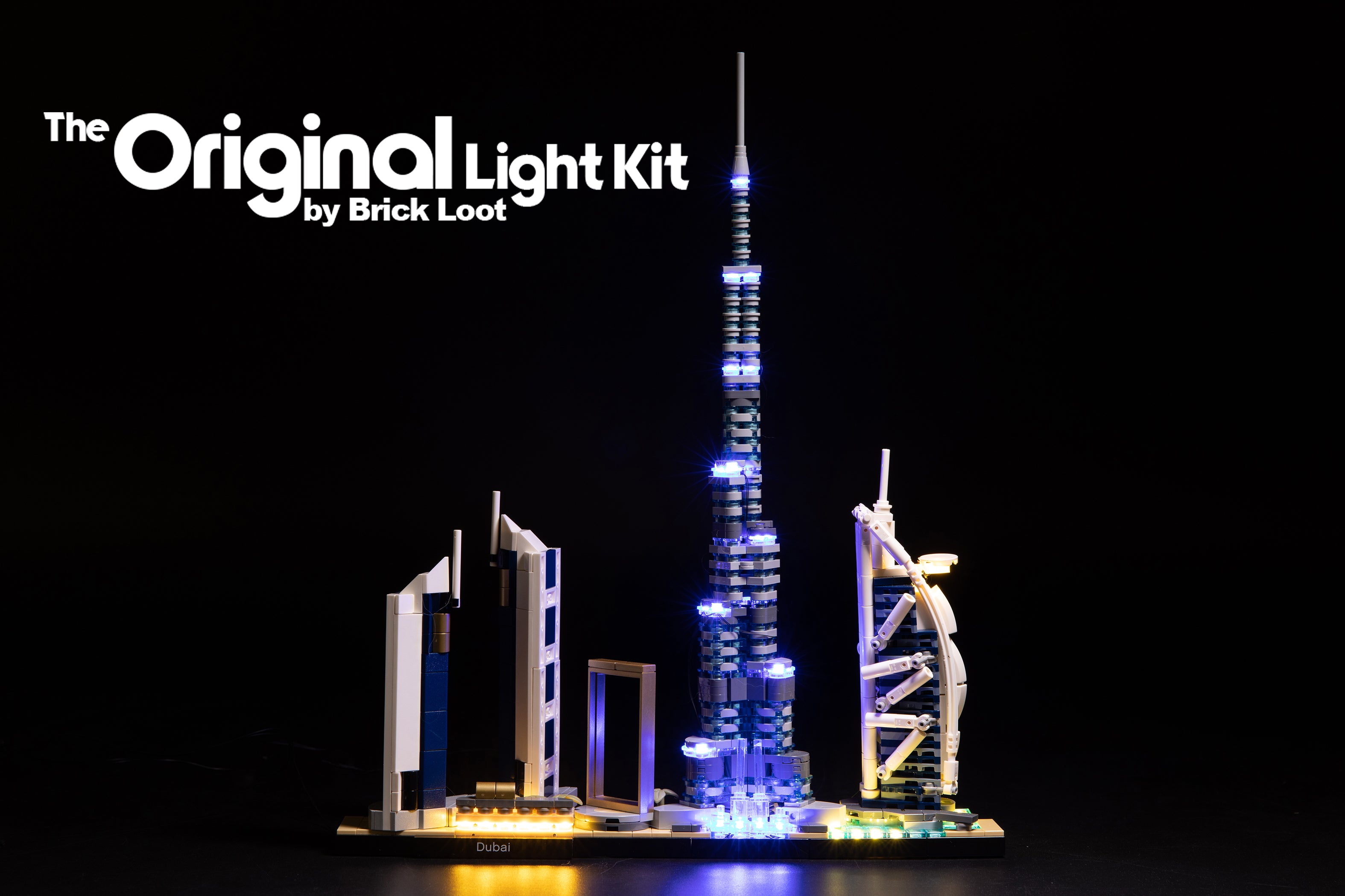 LED Lighting Kit for LEGO Architecture Dubai Skyline set 21052