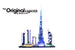 LED Lighting Kit for LEGO Architecture Dubai Skyline set 21052