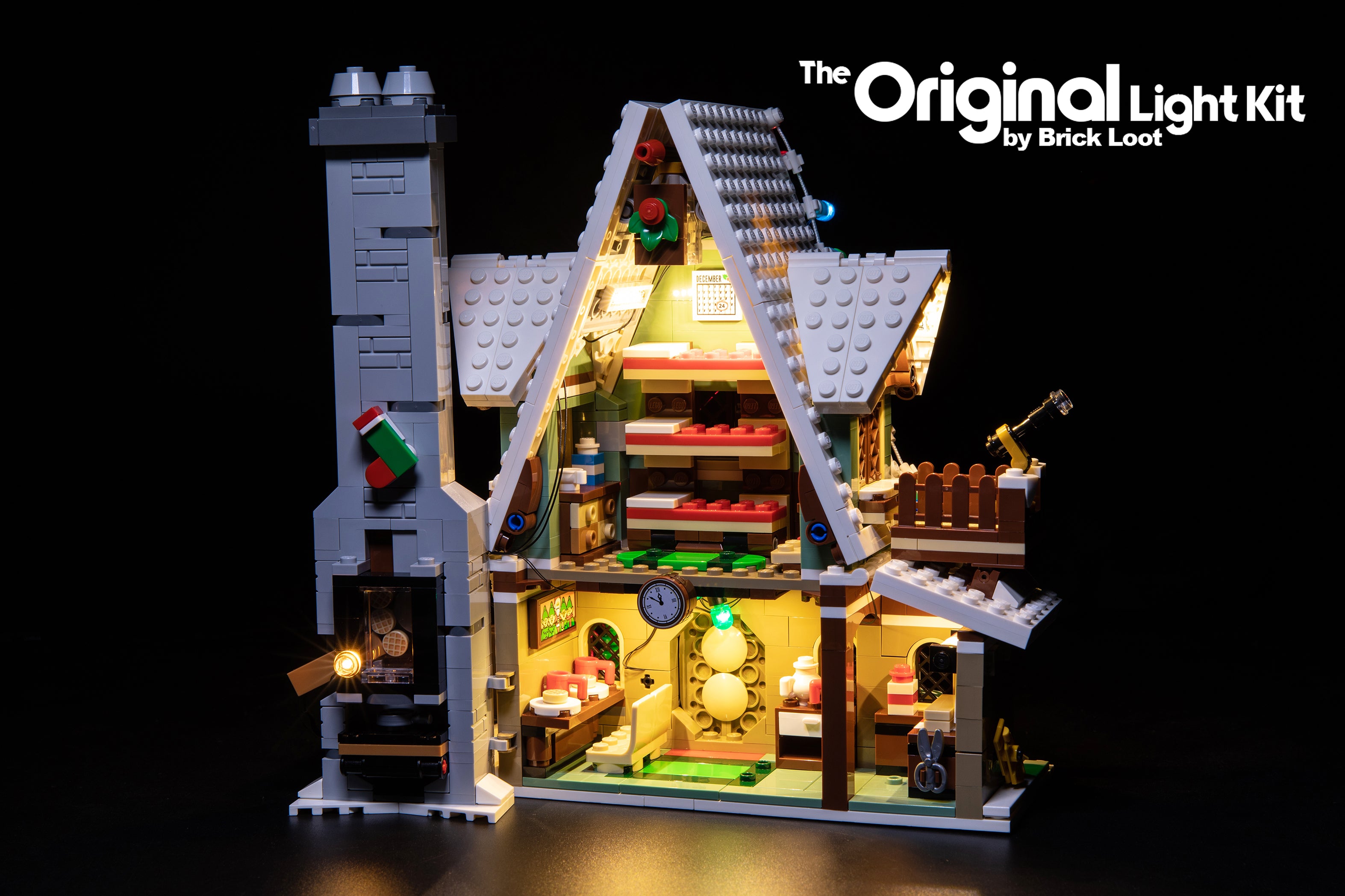 LED Lighting Kit for LEGO Elf Club House Set (10275)