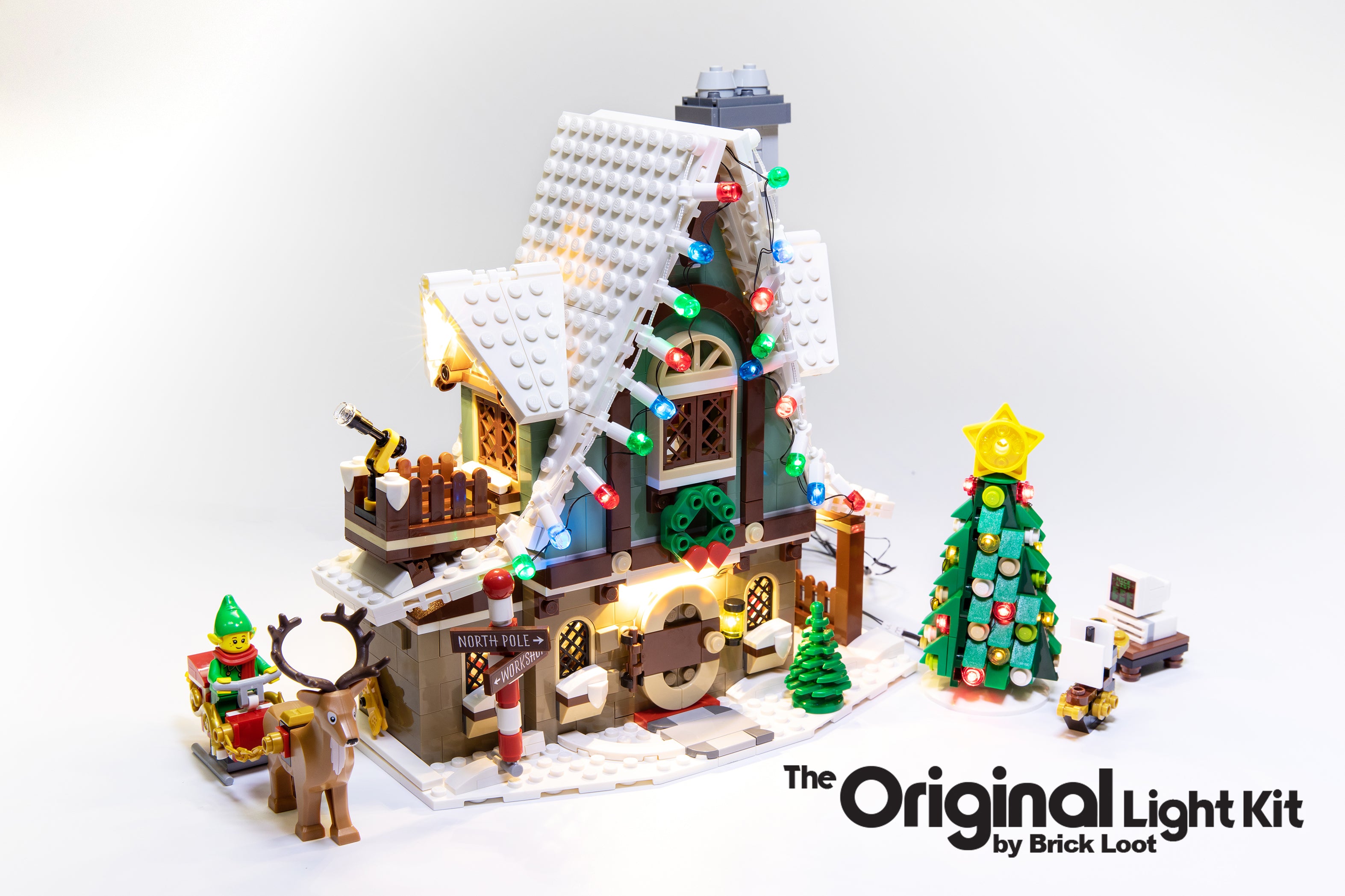 LED Lighting Kit for LEGO Elf Club House Set (10275)