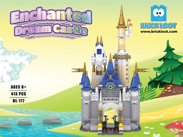 Enchanted Dream Castle Brick Set with FREE LED Light Kit