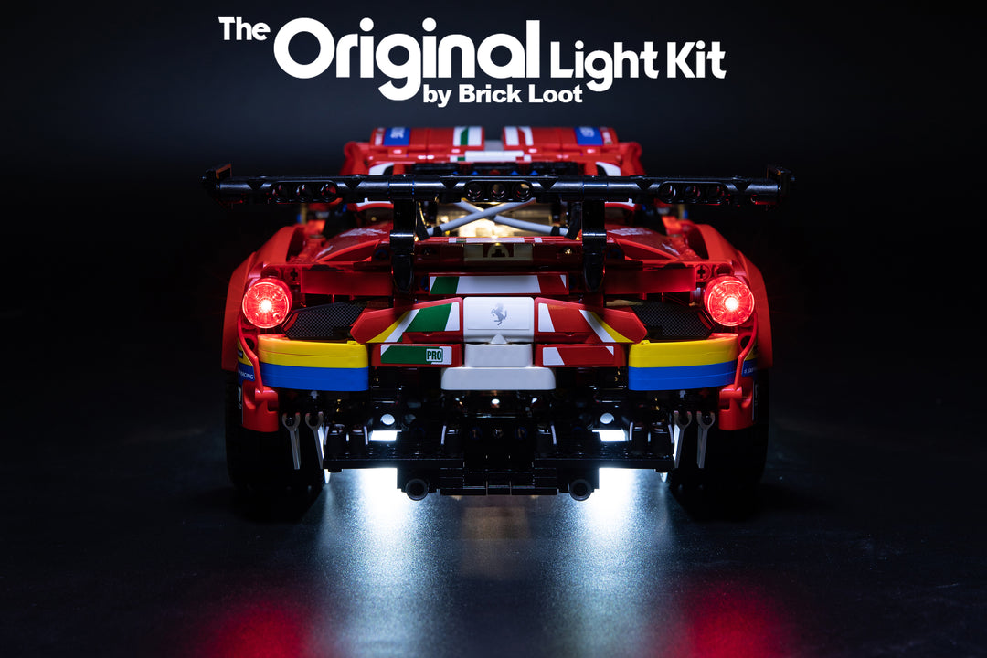 LED Lighting Kit for LEGO® Ferrari 488 GTE “AF Corse #51” set 42125