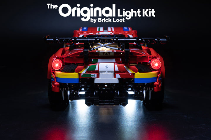 LED Lighting Kit for LEGO® Ferrari 488 GTE “AF Corse #51” set 42125