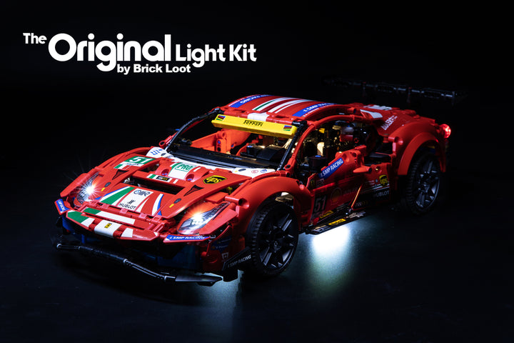 LED Lighting Kit for LEGO® Ferrari 488 GTE “AF Corse #51” set 42125