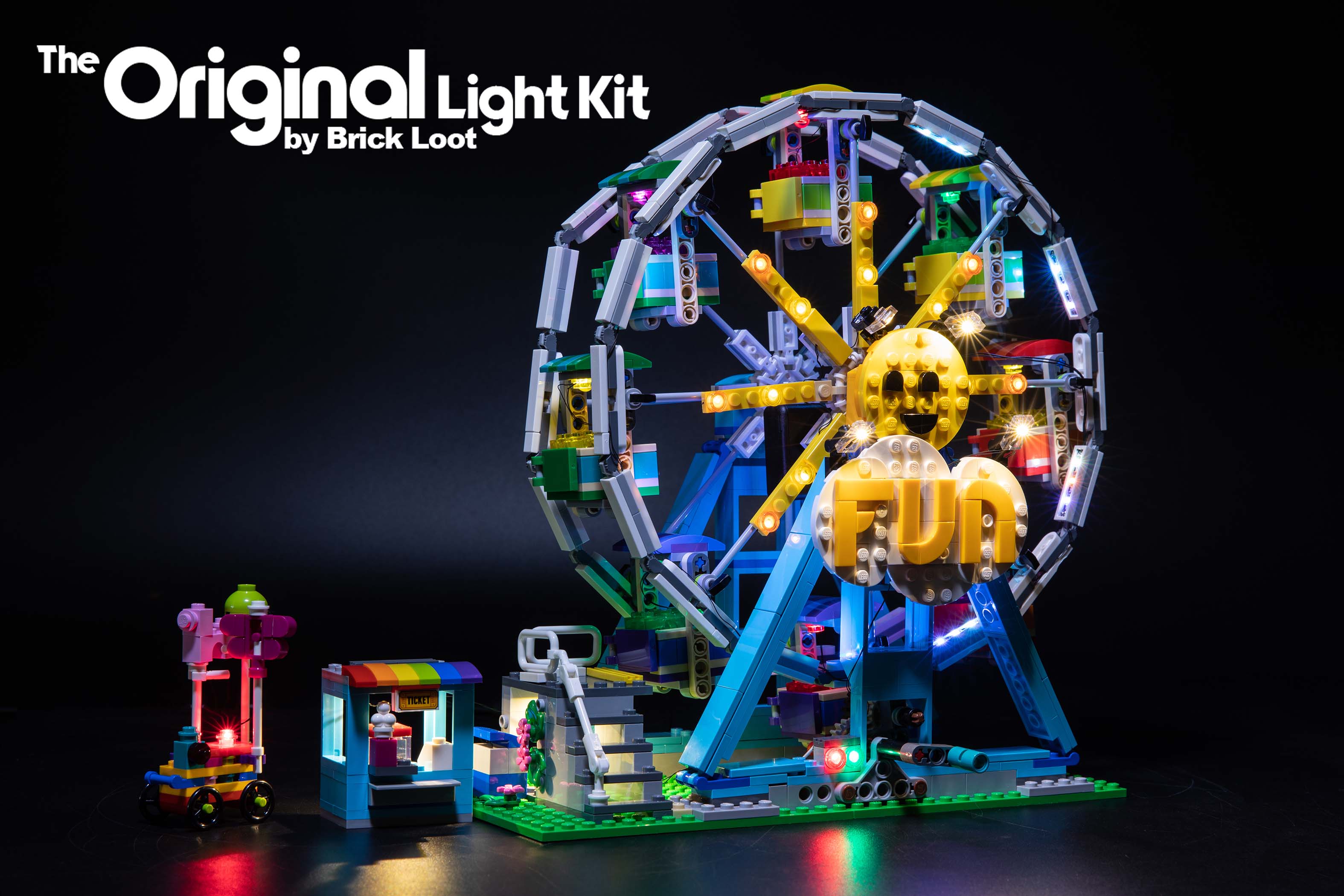 LED Lighting Kit for LEGO Creator 3-in-1 Ferris Wheel 31119