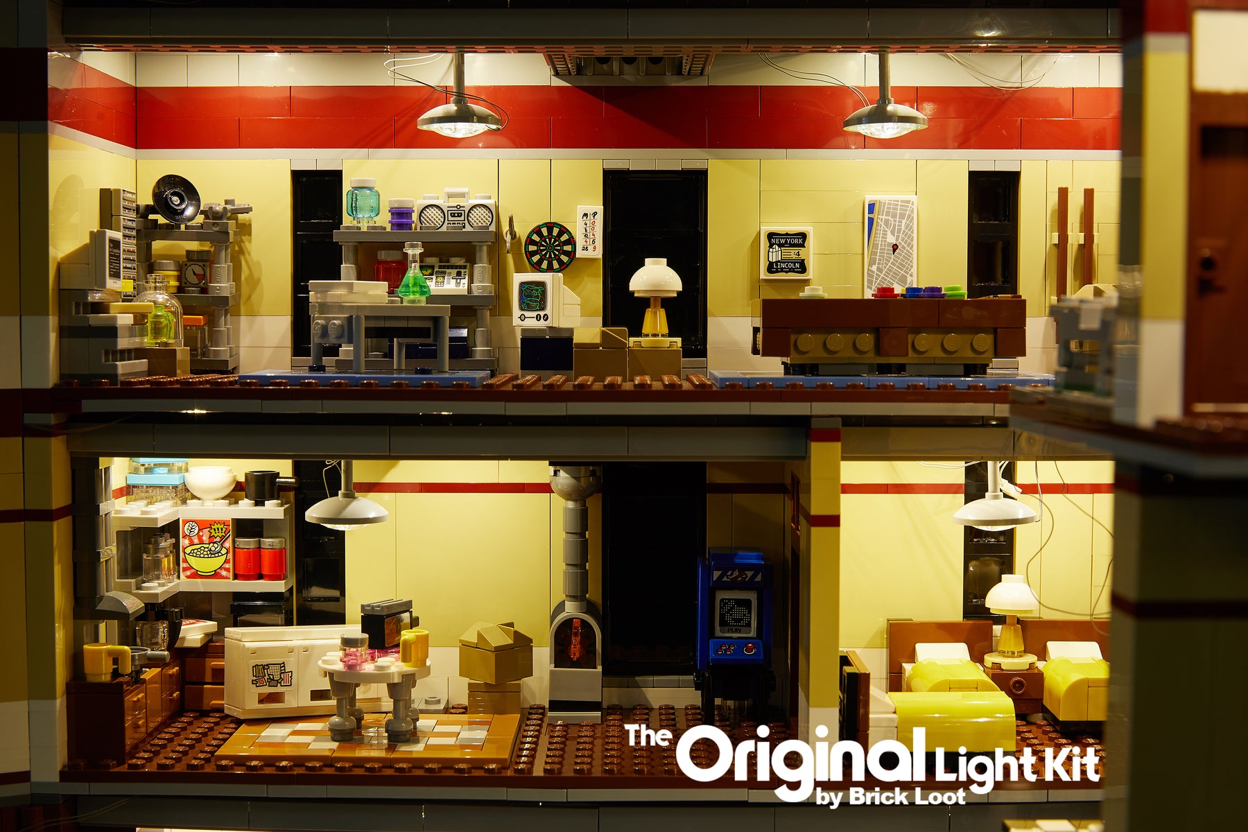Lego ghostbusters firehouse shop light kit