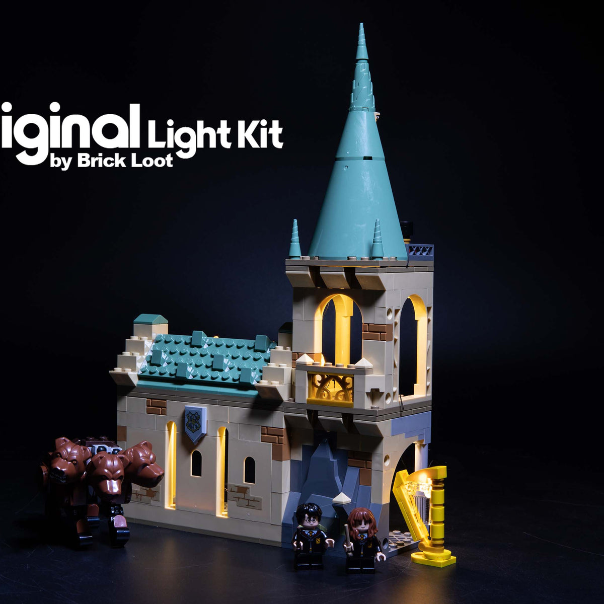 LED Lighting Kit for LEGO Harry Potter Hogwarts Fluffy Encounter (7638