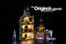 Interior of the LEGO Harry Potter Hogwarts Clock Tower set 75948 with the Brick Loot LED Light Kit.