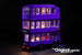 Back side of the LEGO Harry Potter The Knight Bus set 75957, with the Brick Loot LED Light Kit.